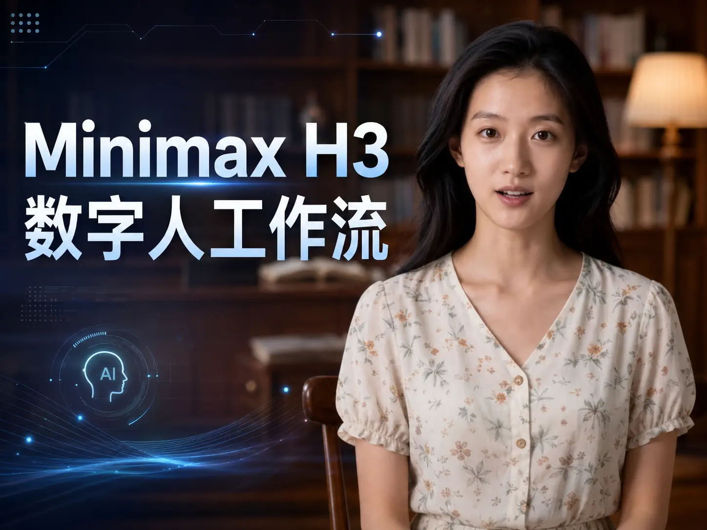Minimax H3数字人工作流课程封面