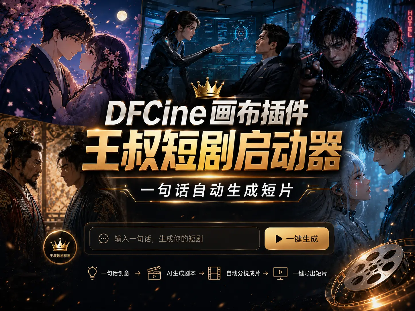 短剧一键成片插件课程封面